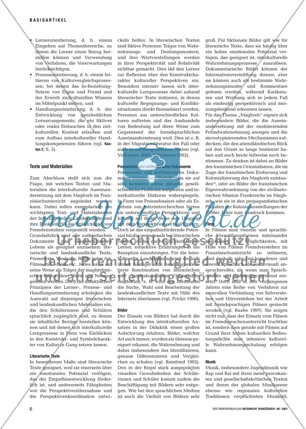 Le Maghreb - Inhalte und Verfahren einer Interkulturellen Landeskunde Preview 5