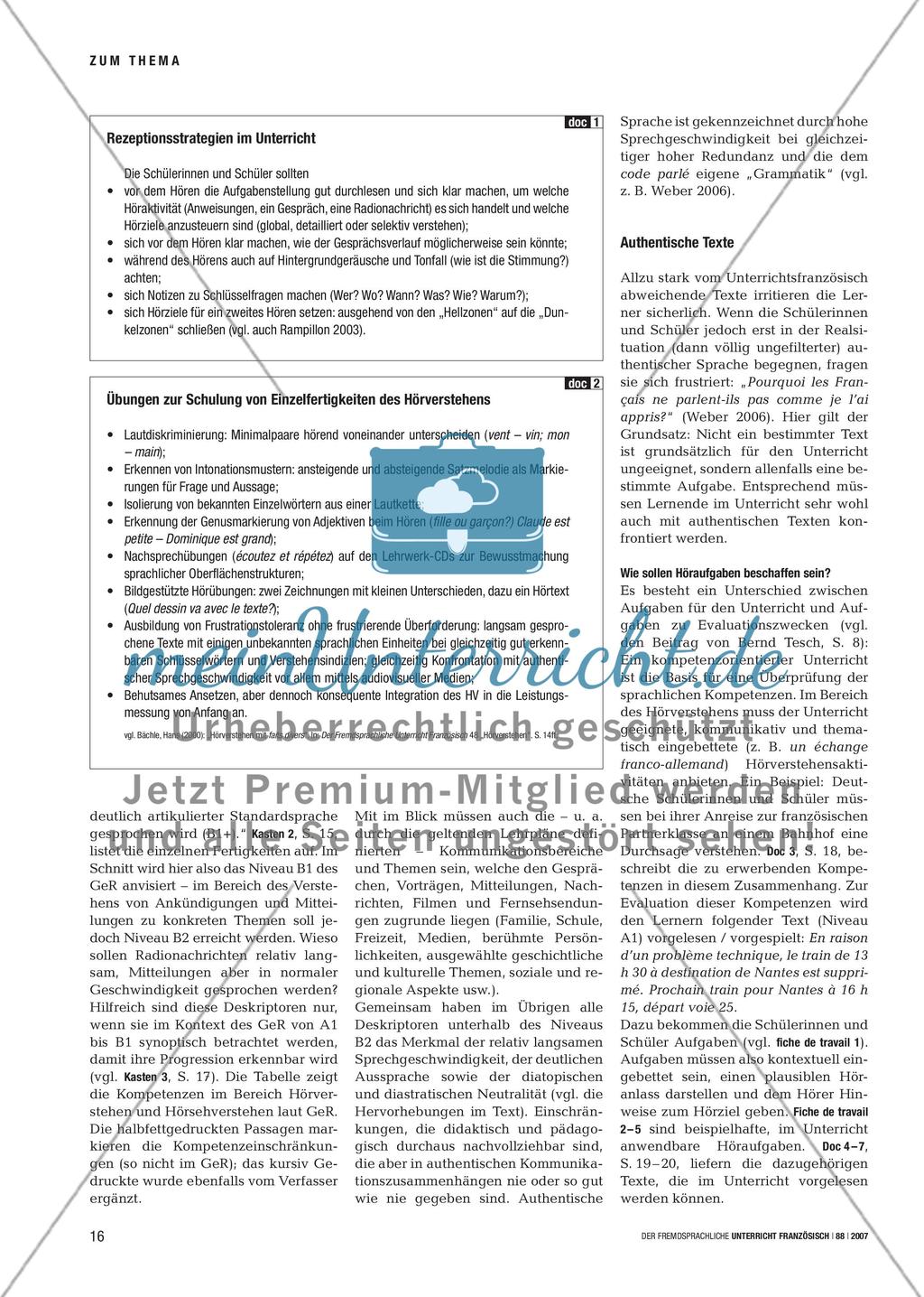 Ecoutez! - Standardorientierte Schulung und Überprüfung des Hörverstehens Preview 3