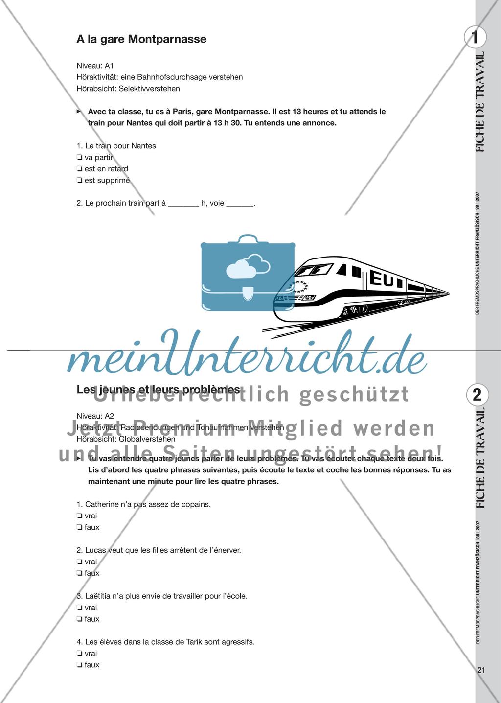 Ecoutez! - Standardorientierte Schulung und Überprüfung des Hörverstehens Preview 8