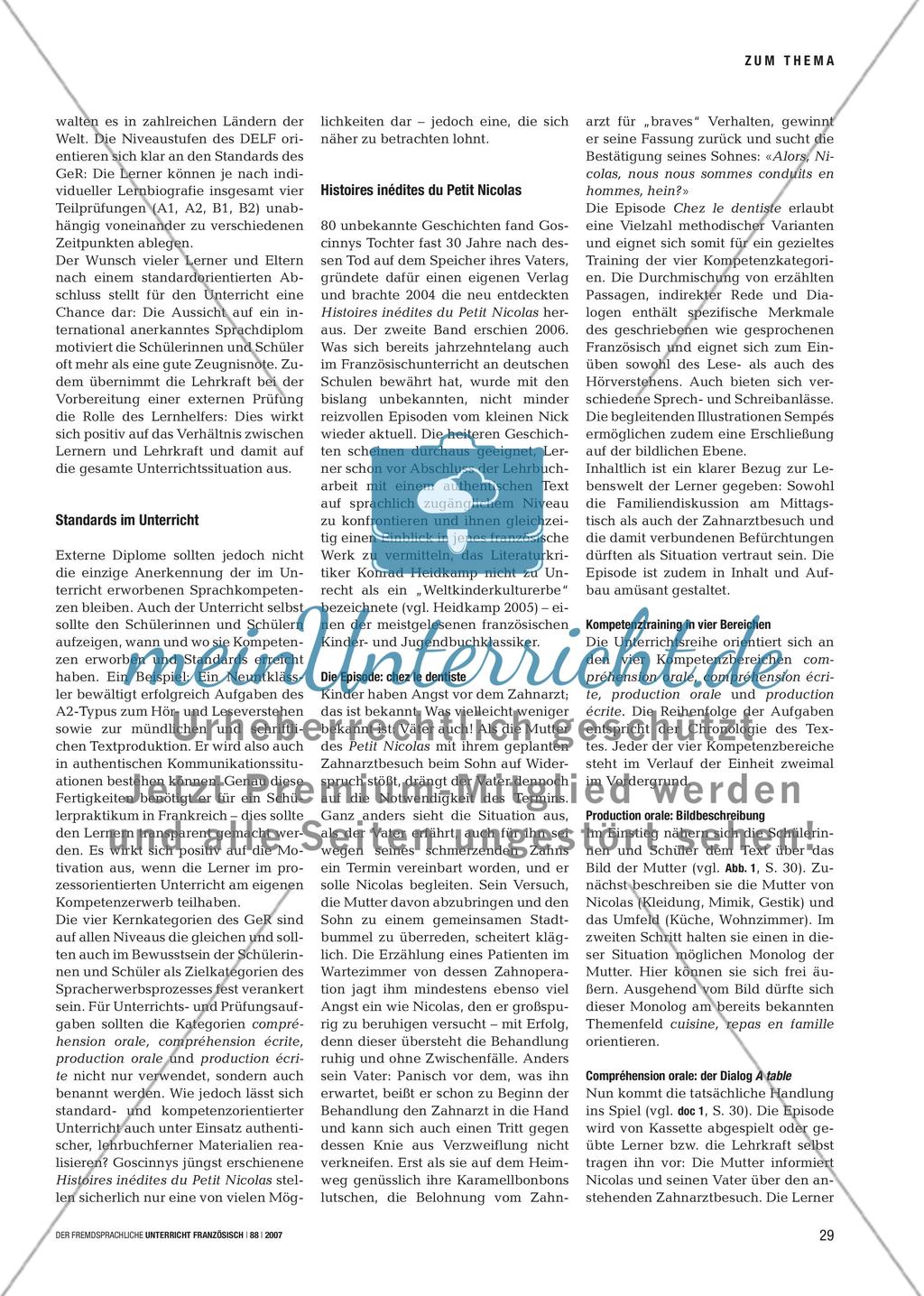 On se conduit en homme, hein? - Kompetenzorientiert unterrichten mit Le Petit Nicolas Preview 2