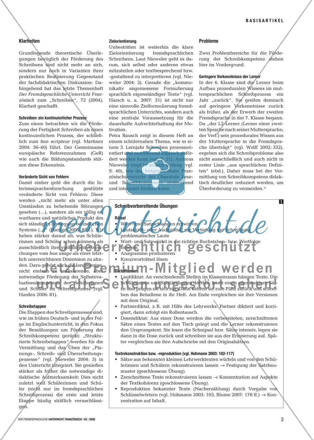 Préparer – rédiger – corriger- Zum Aufbau von Schreibkompetenz Preview 2