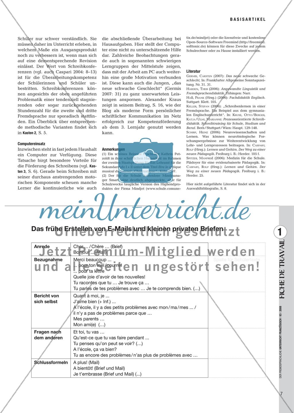 Préparer – rédiger – corriger- Zum Aufbau von Schreibkompetenz Preview 6