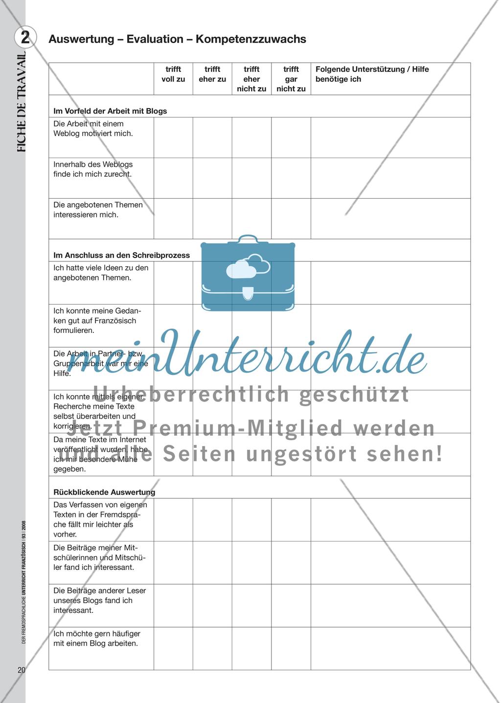 Je blogue, donc je suis - Weblogs für handlungsorientierte Schreibprozesse nutzen Preview 5