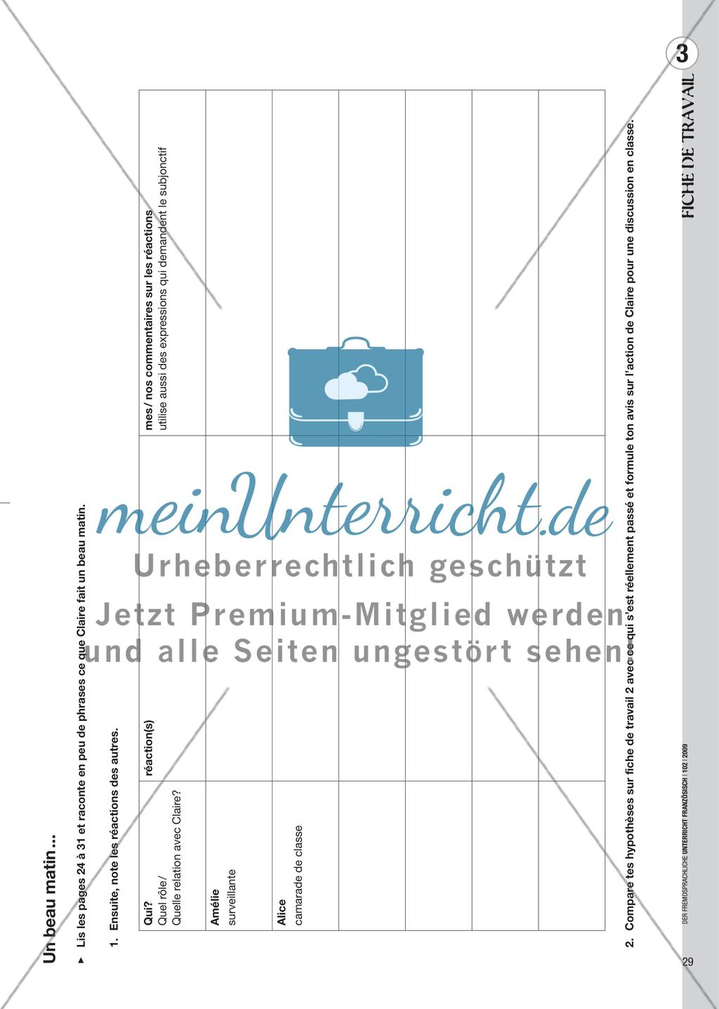 «Sans toi, ça ne va pas!» - Interkulturelles Lernen mit Friots Erzählung Foulard Preview 5