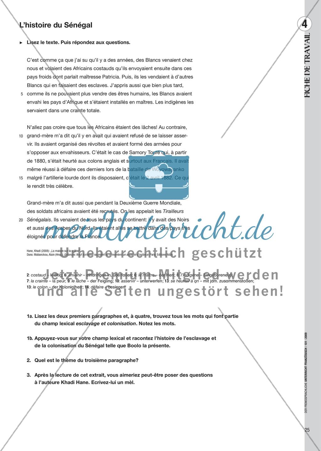 «Elle en savait des choses, ma mémé!» - Die Kurzgeschichte La maison sur la colline interpretieren Preview 6
