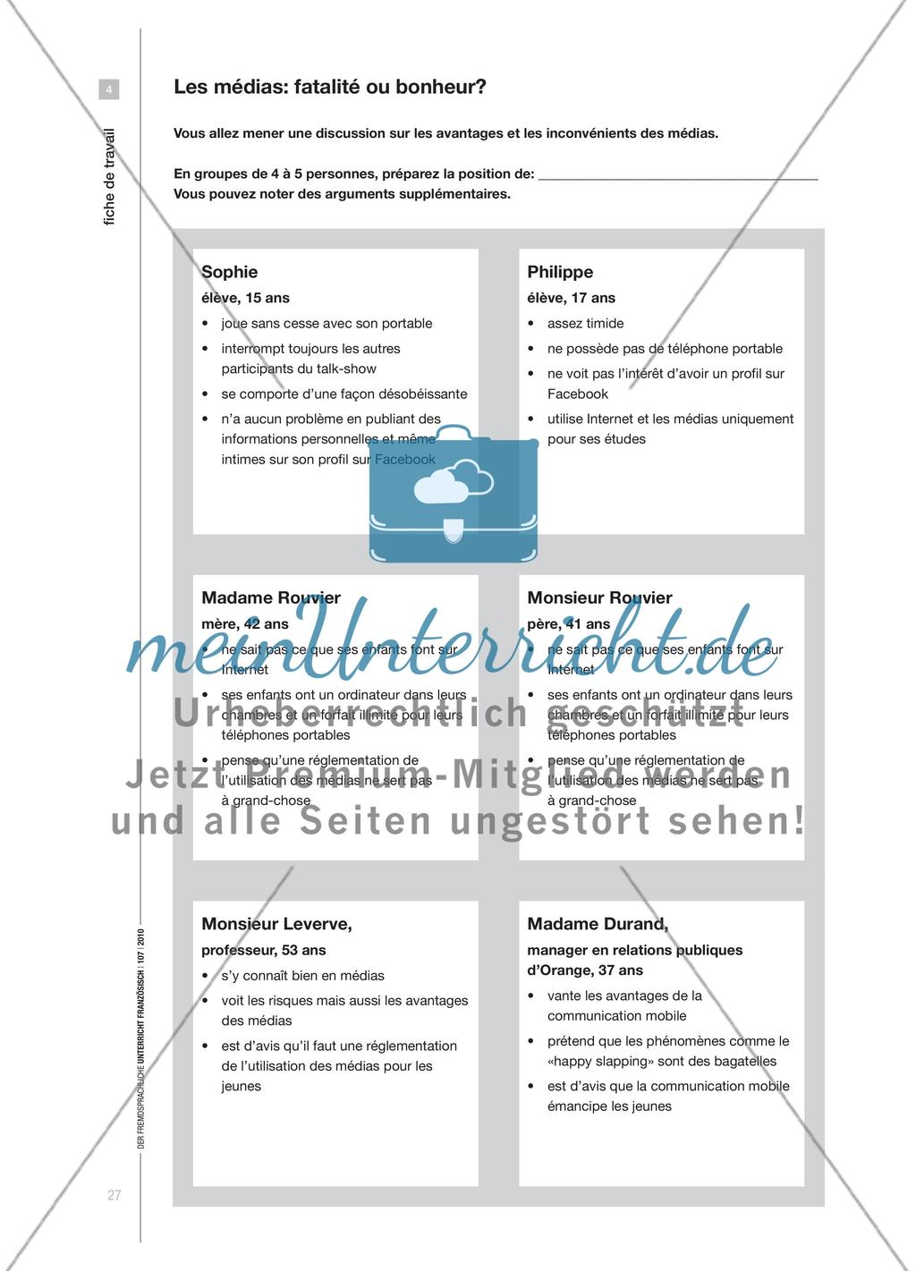 Parlez-vous l’ado? - Über Jugendsprache und soziale Netzwerke diskutieren Preview 6