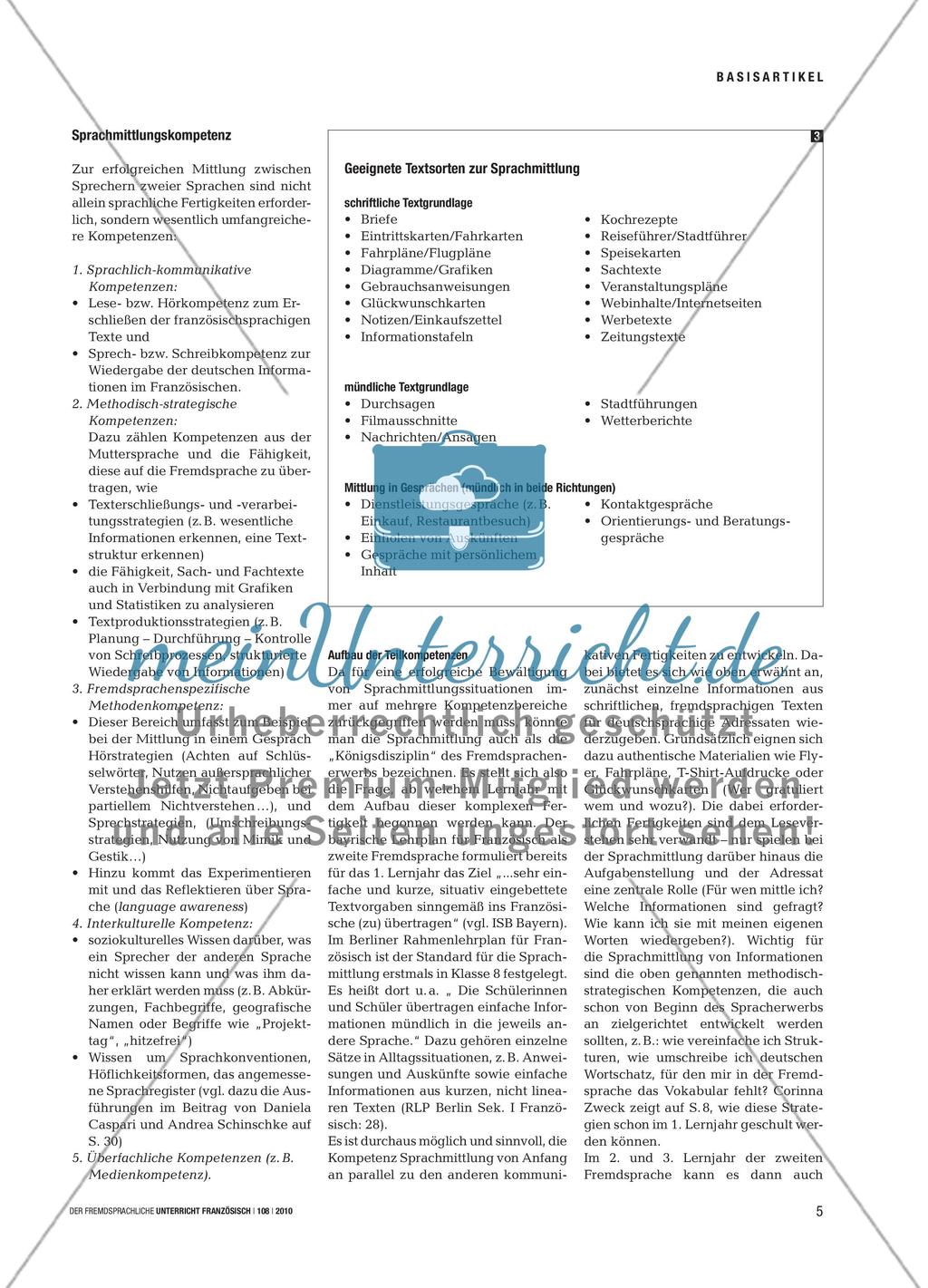 Verständigung im Austausch - Grundlagen, Bedeutung und Potenzial von Sprachmittlung Preview 4