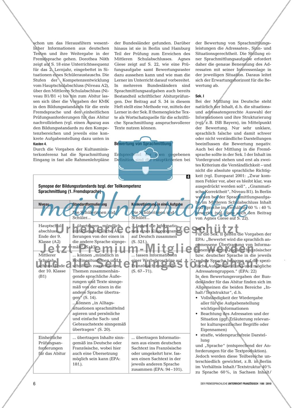 Verständigung im Austausch - Grundlagen, Bedeutung und Potenzial von Sprachmittlung Preview 5