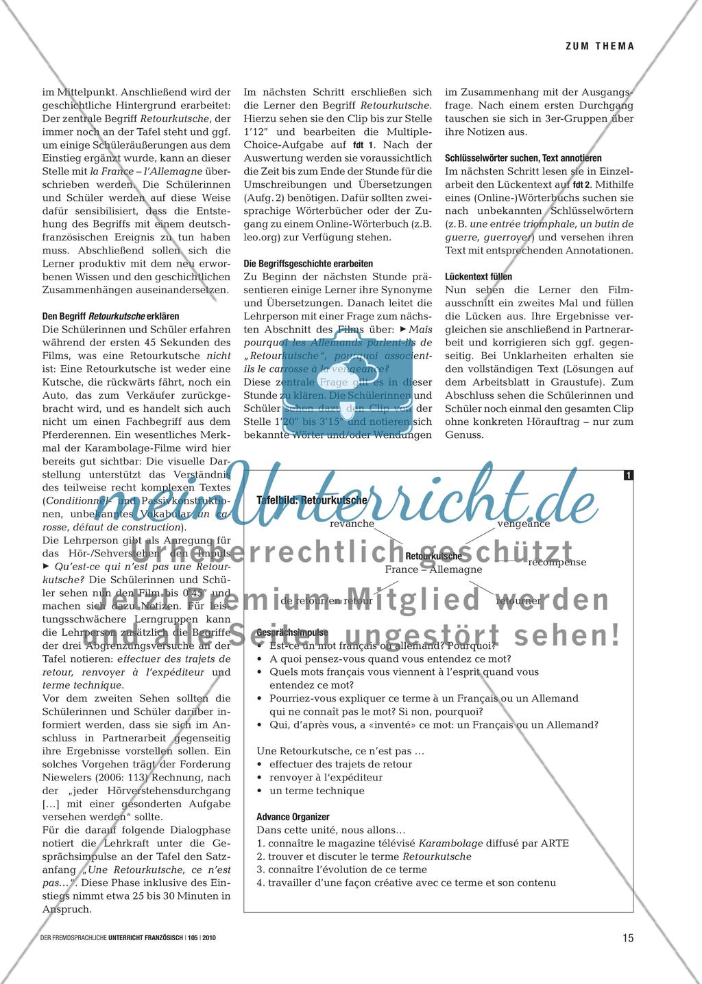 Triumphale Rückkehr der Quadriga - Die Herkunft des Begriffs „Retourkutsche“ erarbeiten Preview 2
