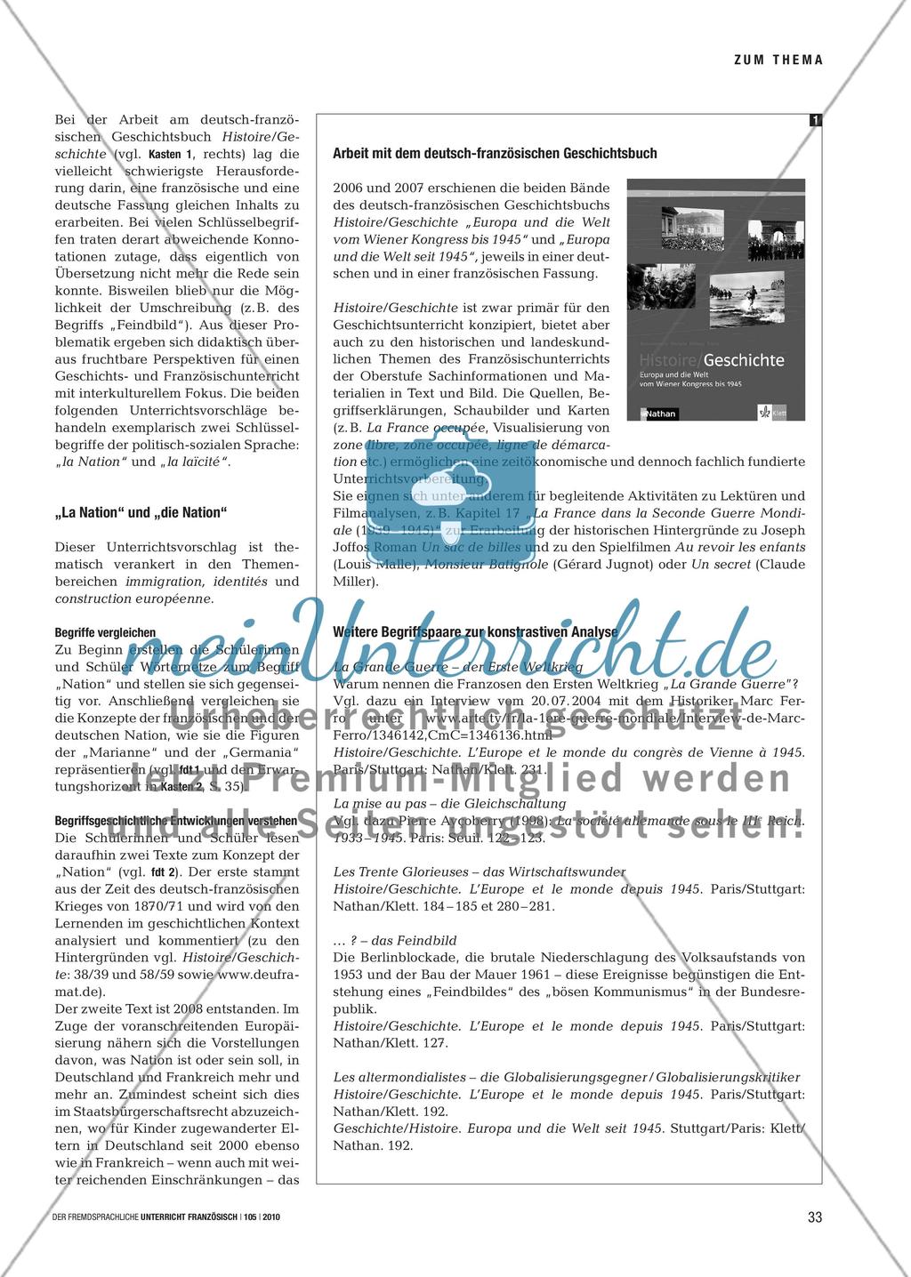 „Die Nation“ = „la Nation“? - Begriffe im historischen Kontext vergleichen Preview 2