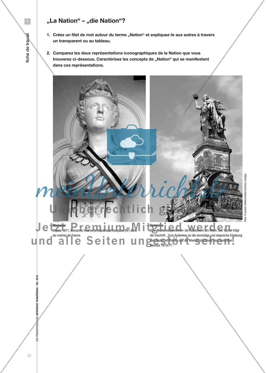 „Die Nation“ = „la Nation“? - Begriffe im historischen Kontext vergleichen Preview 5