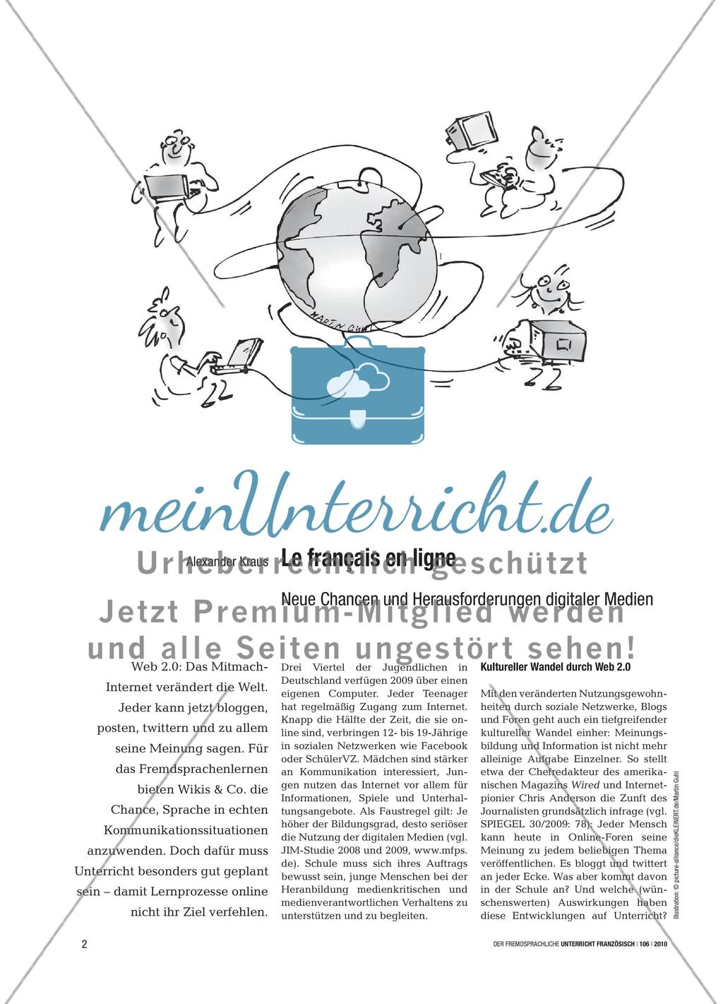 Le français en ligne - Neue Chancen und Herausforderungen digitaler Medien Preview 1