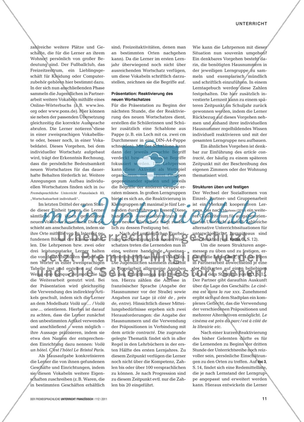 Qu’est-ce qu’il y a à …? - Aufgabenorientierung im Anfangsunterricht Preview 3