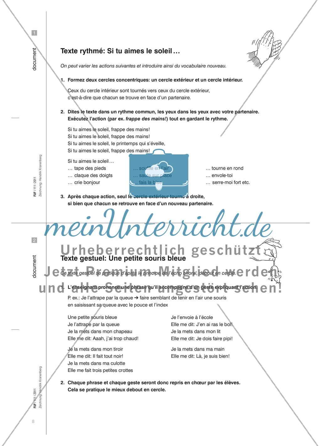 Sprache in Szene setzen - Theaterpraktische Methoden im Französischunterricht Preview 7