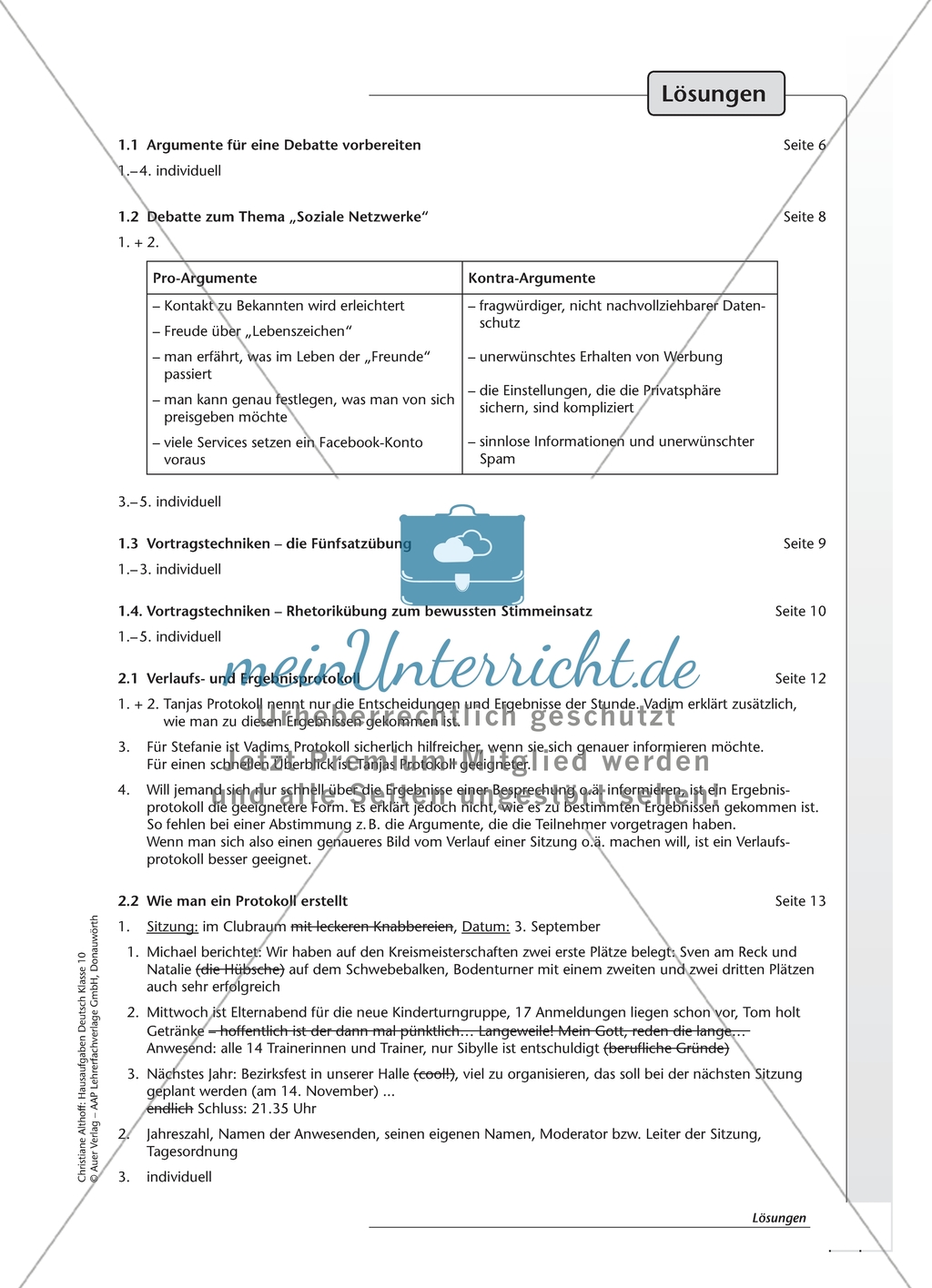 Aufgaben richtig verstehen: Operatoren. Arbeitsmaterial mit Erläuterungen Preview 4