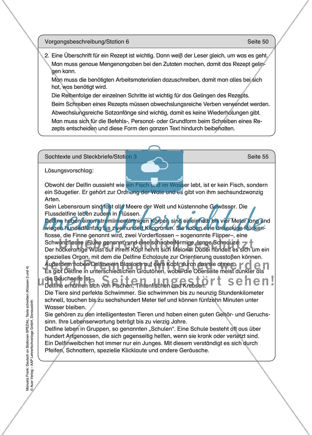 Deutsch an Stationen: SPEZIAL Texte schreiben 3-4 Preview 14