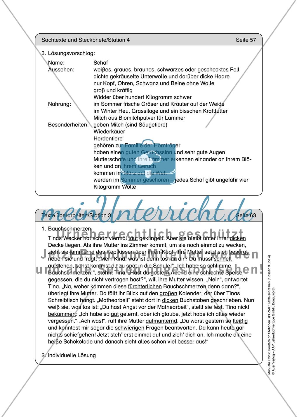Deutsch an Stationen: SPEZIAL Texte schreiben 3-4 Preview 15