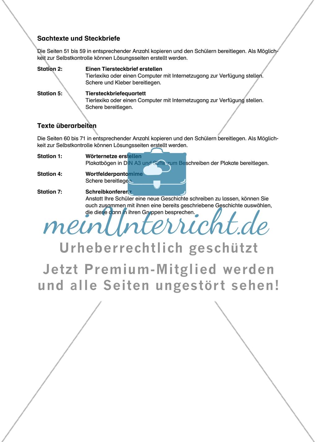 Deutsch an Stationen: SPEZIAL Texte schreiben 3-4 Preview 3