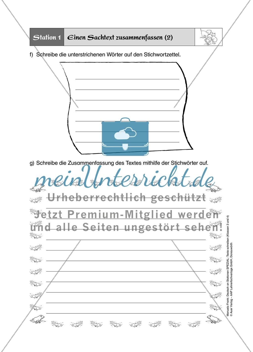 Deutsch an Stationen: SPEZIAL Texte schreiben 3-4 Preview 5