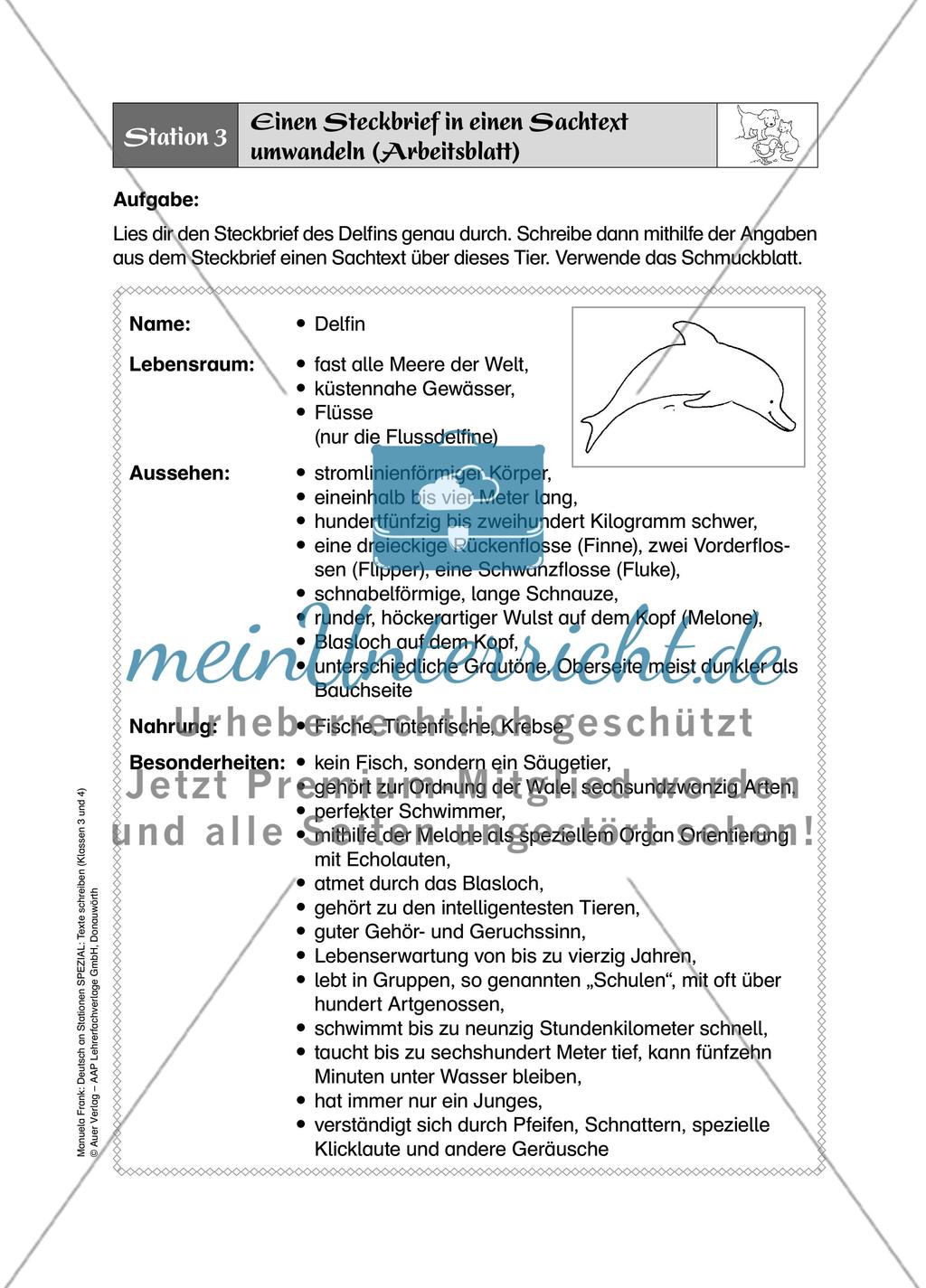 Deutsch an Stationen: SPEZIAL Texte schreiben 3-4 Preview 8