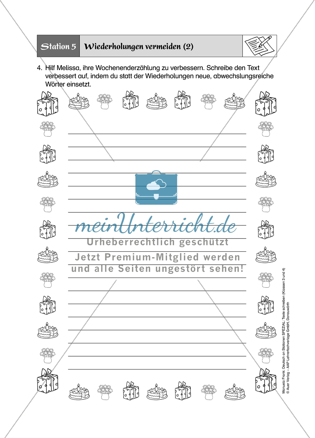 Stationenlernen zum Thema