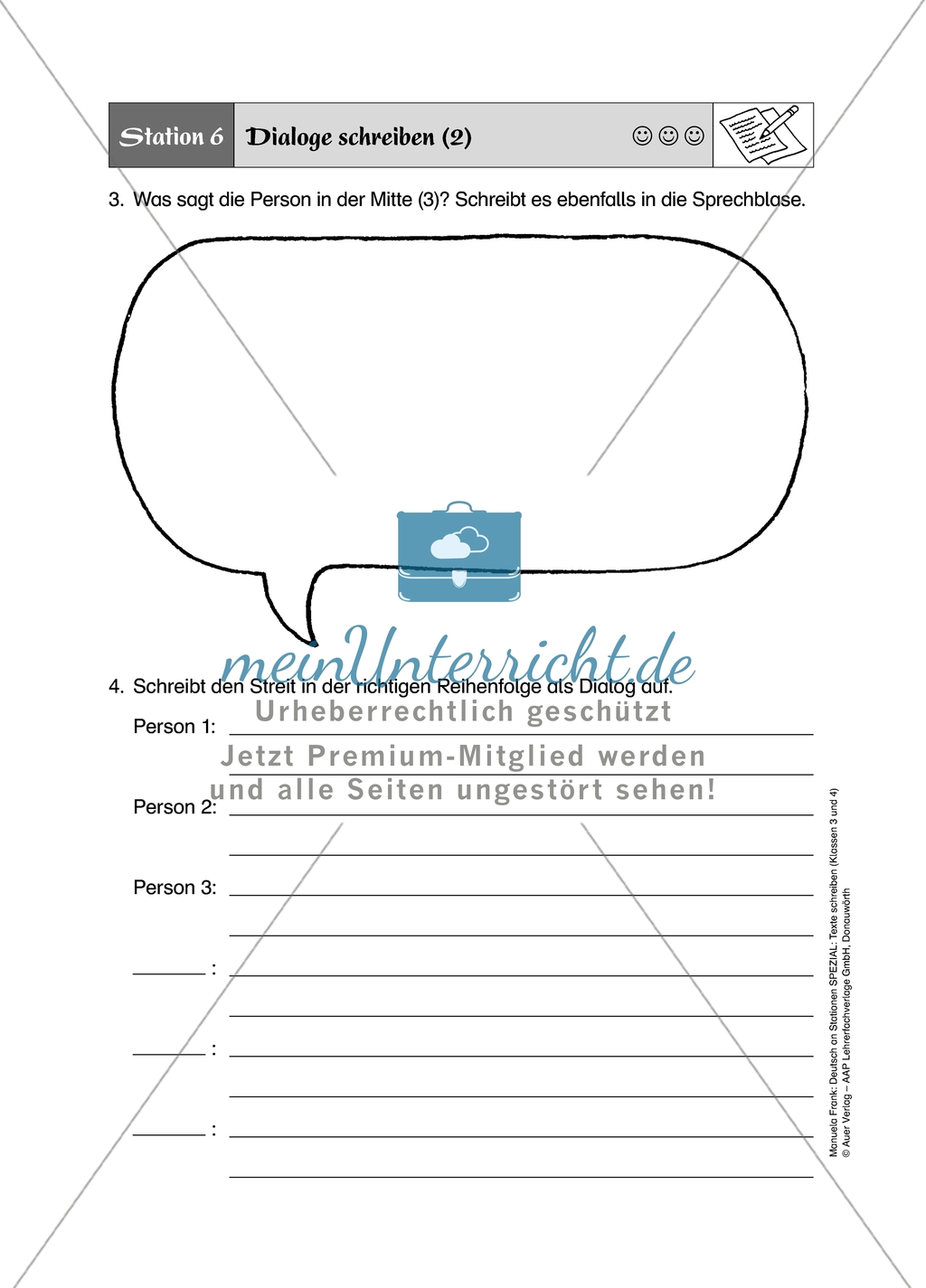 Stationenlernen zum Thema