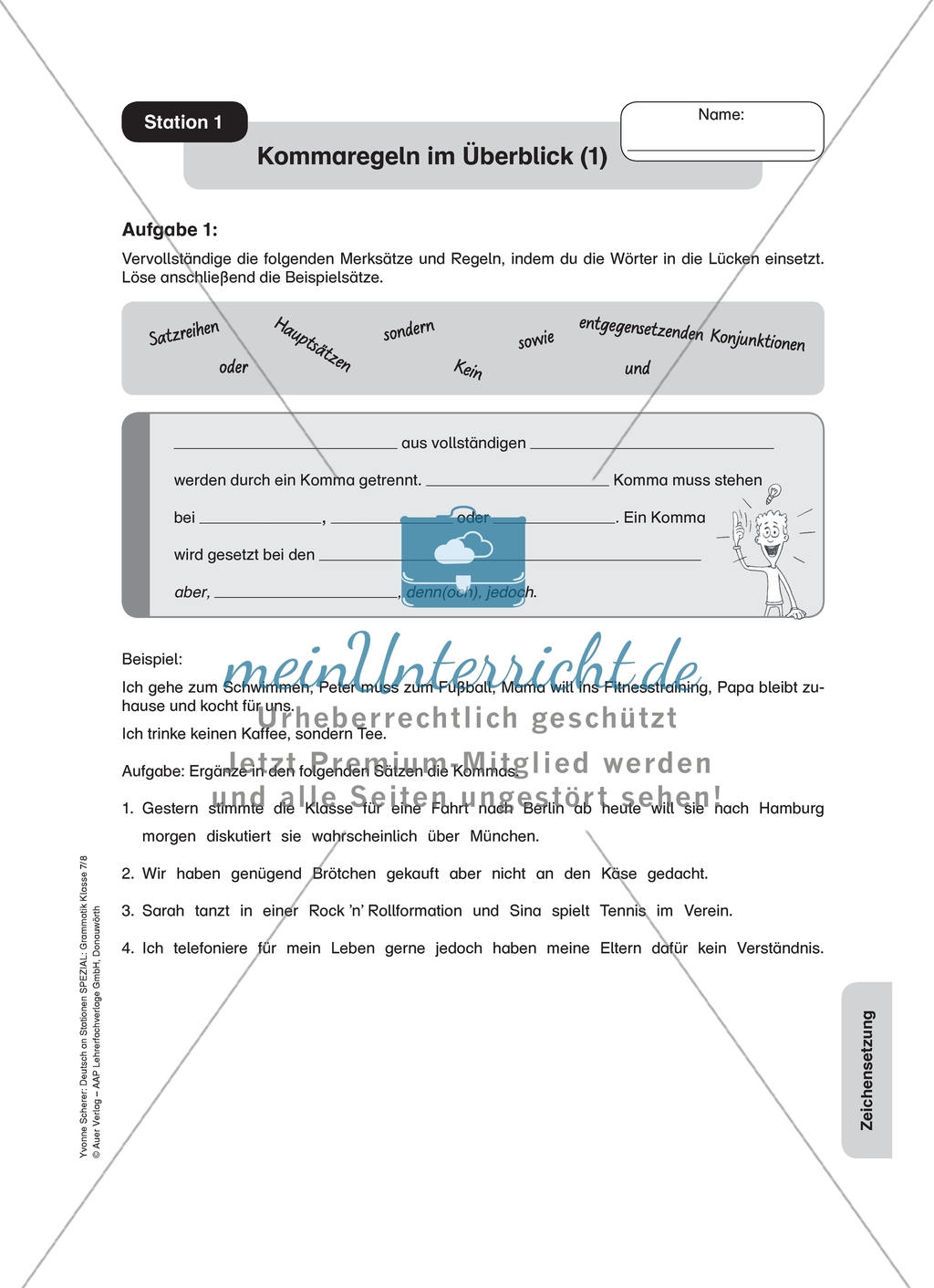 Stationenlernen zum Thema
