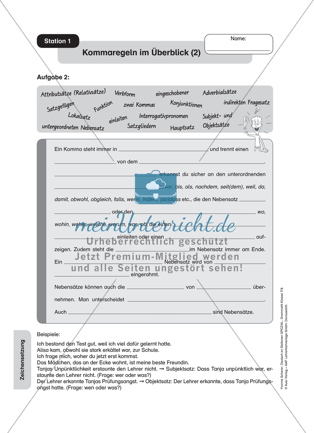 Stationenlernen zum Thema