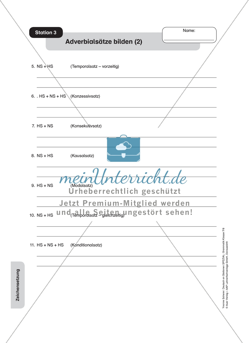 Stationenlernen zum Thema