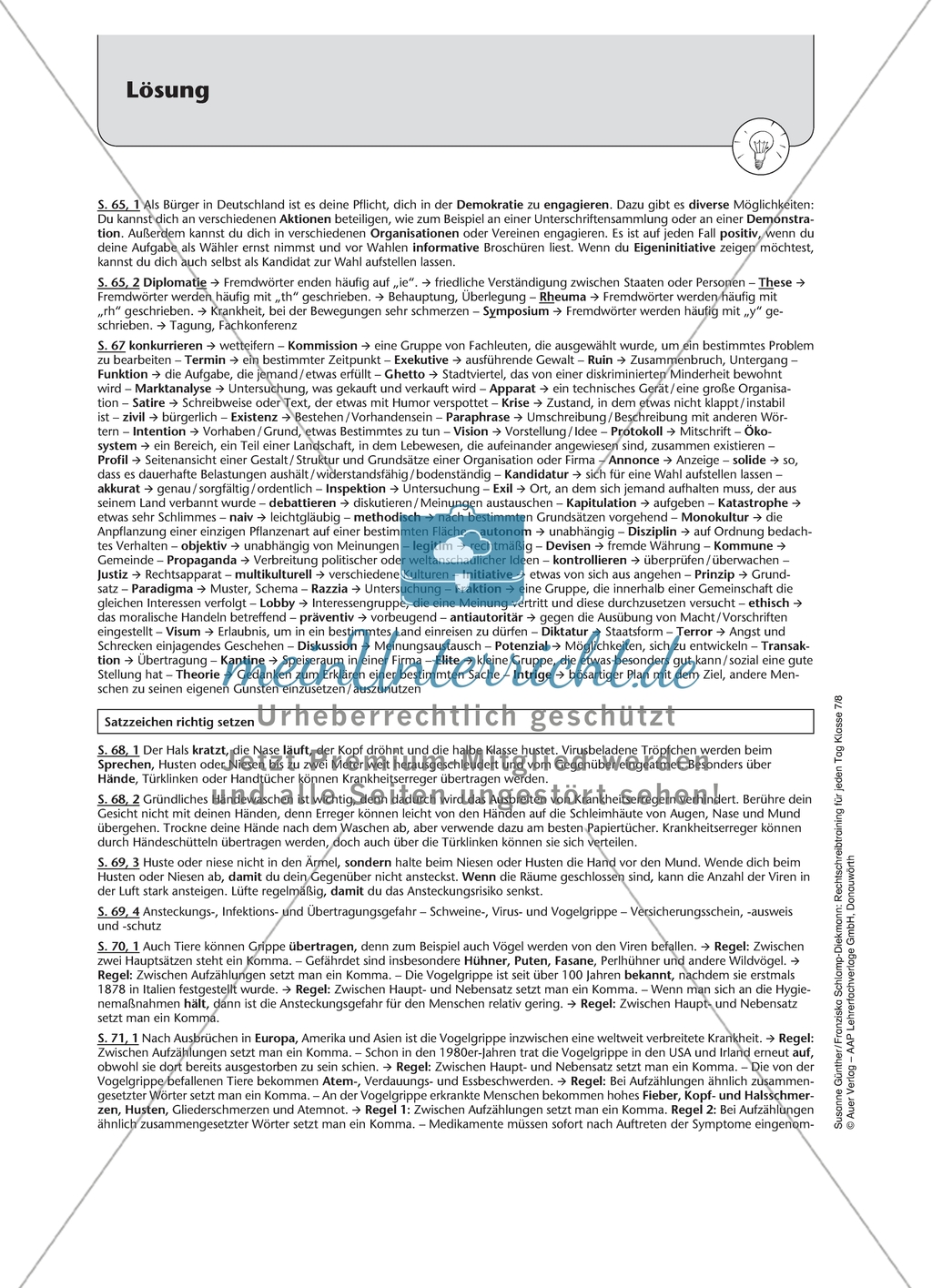 Satzzeichen richtig setzen: Arbeitsmaterial mit Lösungen Preview 5
