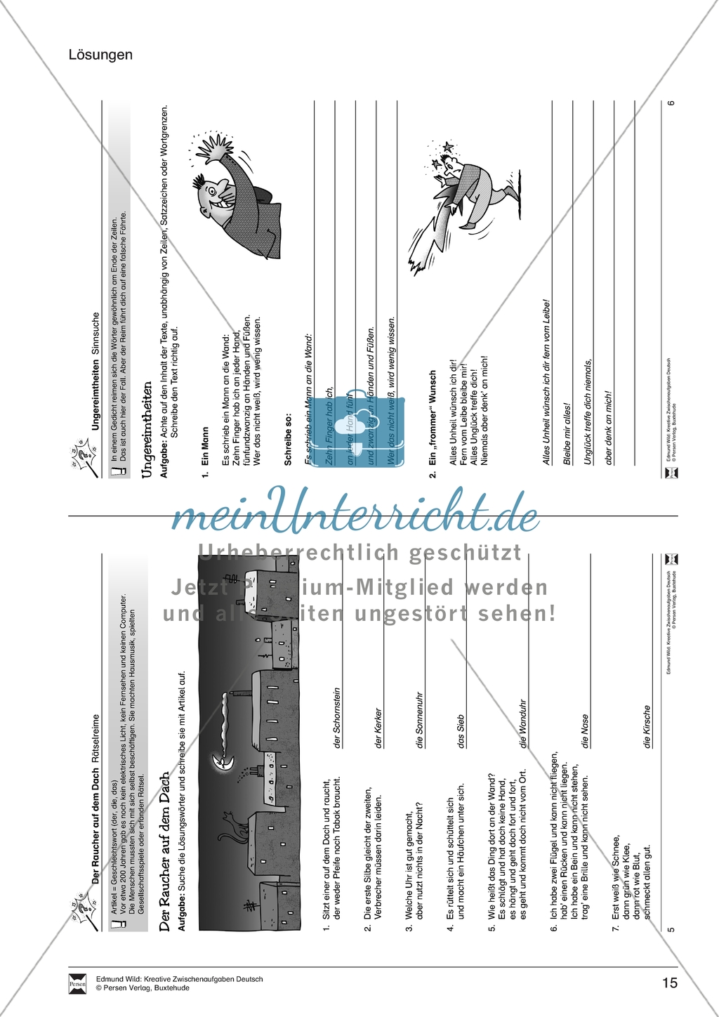 Kreative Zwischenaufgaben: Reime Preview 10