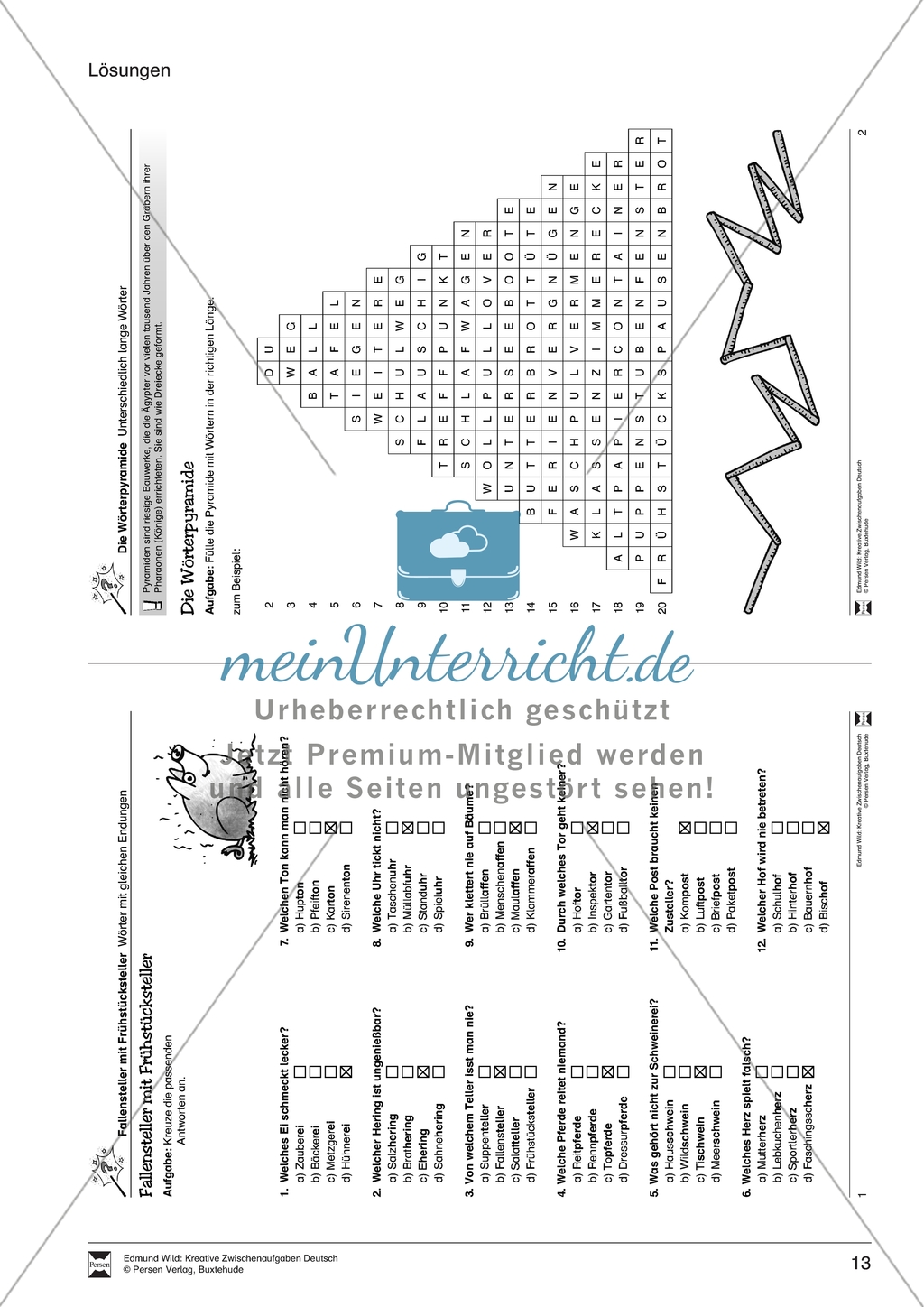 Kreative Zwischenaufgaben: Reime Preview 8