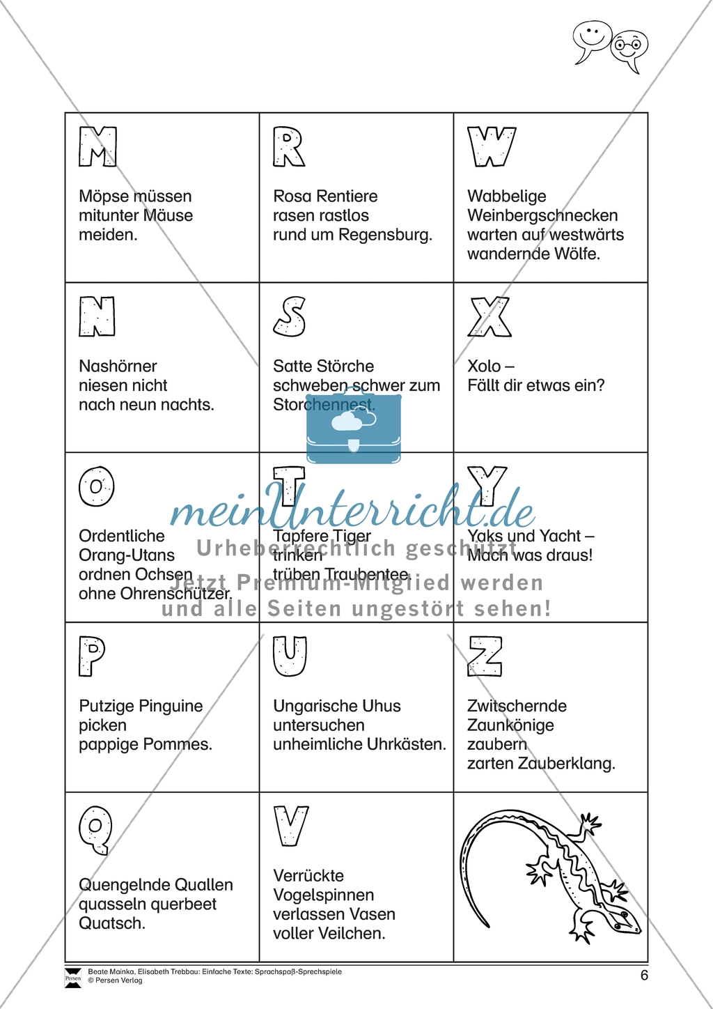 Tier-ABC für Fortgeschrittene: Arbeitsmaterial Preview 2