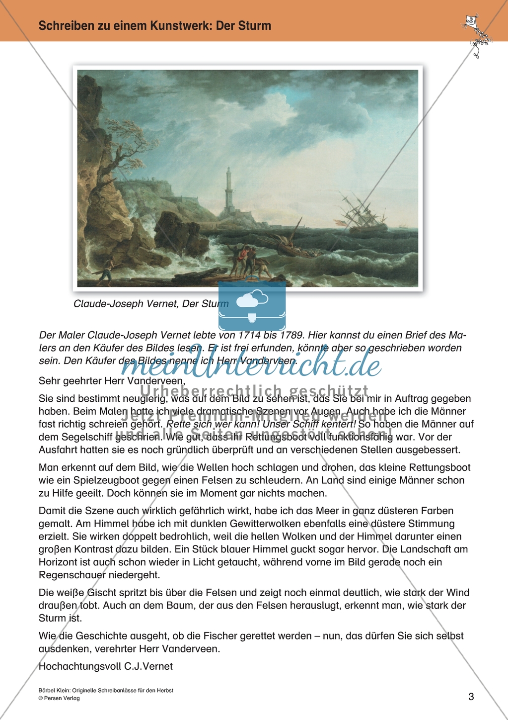 Originelle Schreibanlässe für den Herbst: Materialien für das Planen und Schreiben von Texten Preview 3