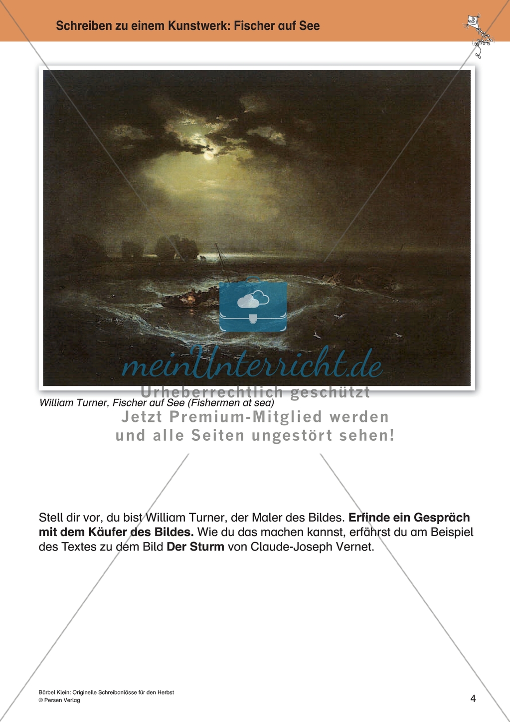 Originelle Schreibanlässe für den Herbst: Materialien für das Planen und Schreiben von Texten Preview 4