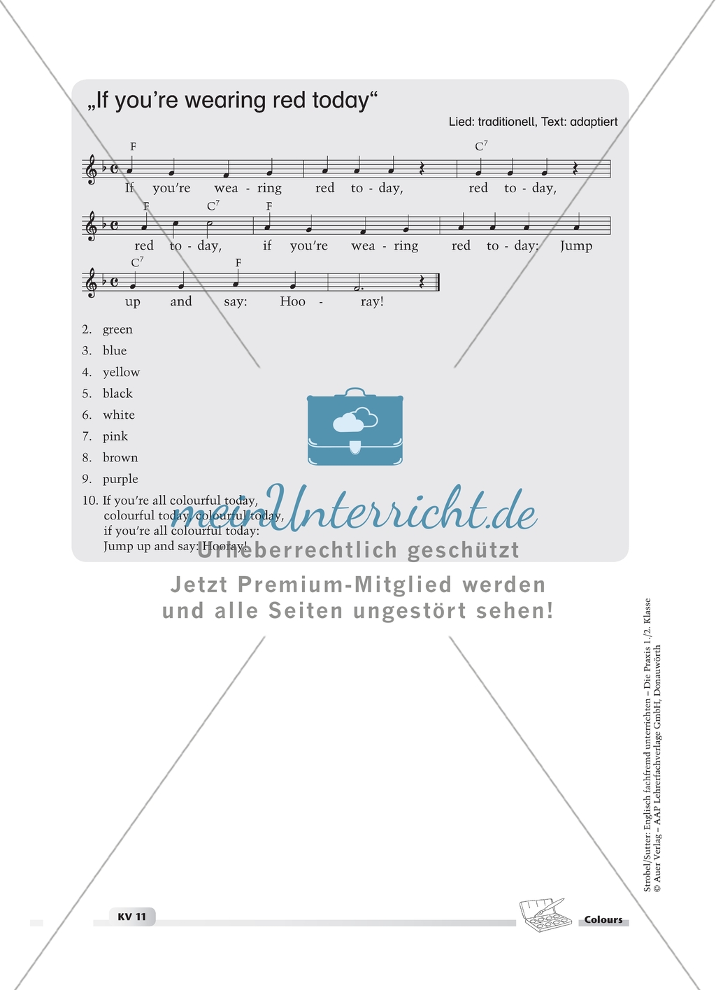 Vokabular zum Thema