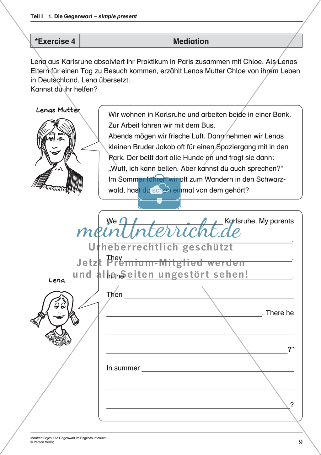 Simple Present: Informationen zur Bildung und Verwendung + Übungen + Lösungen Preview 7
