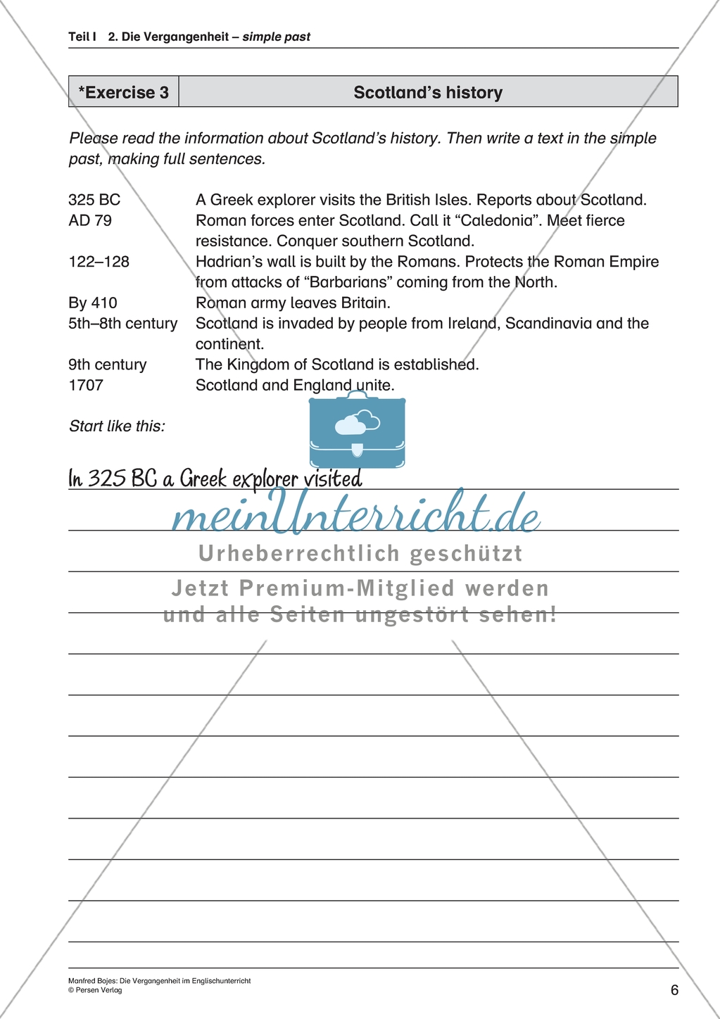Simple Past: Erklärungen und Übungen zur Bildung und Verwendung + Lösungen Preview 4