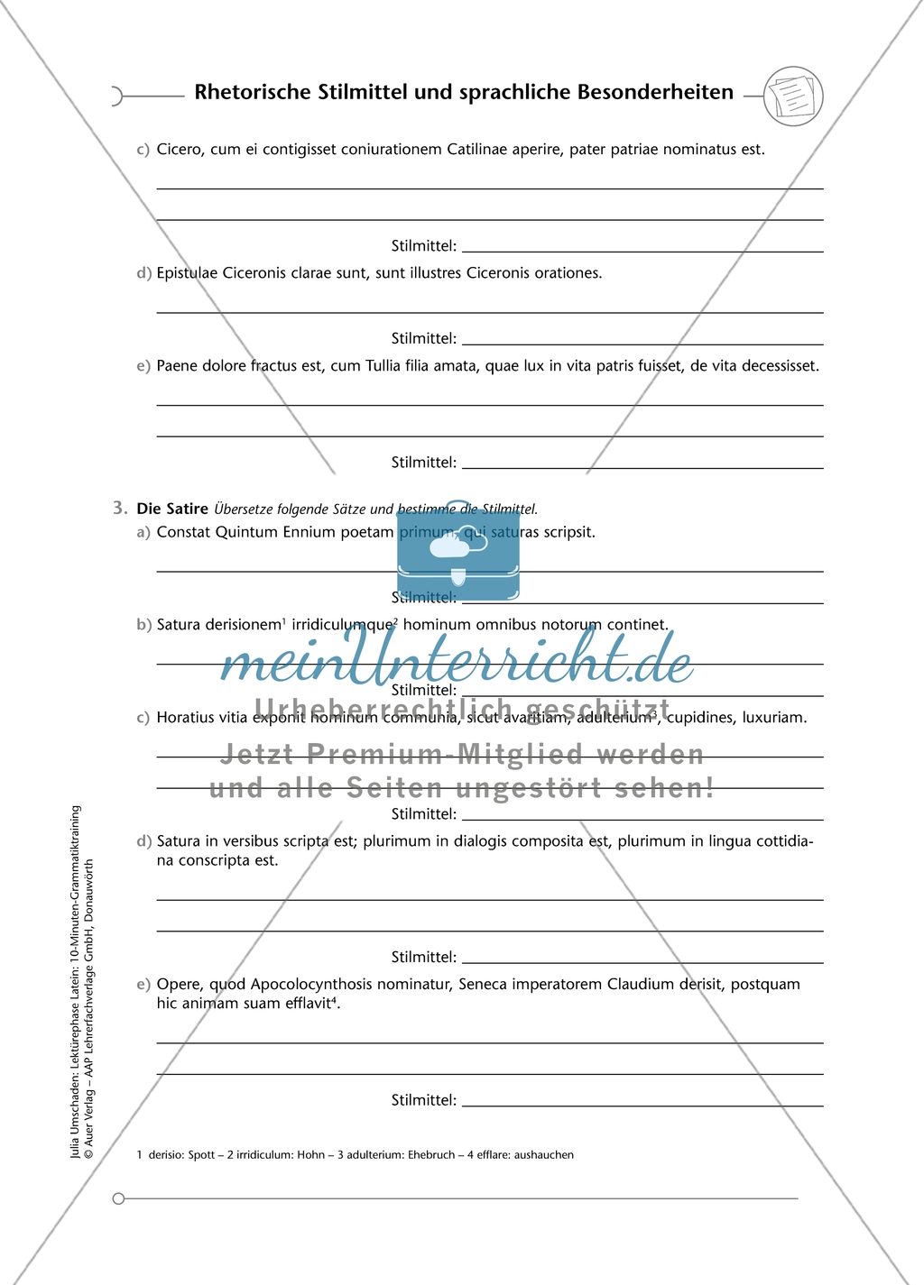 Übungen zu rhetorischen Stilmitteln + Lösungen Preview 5