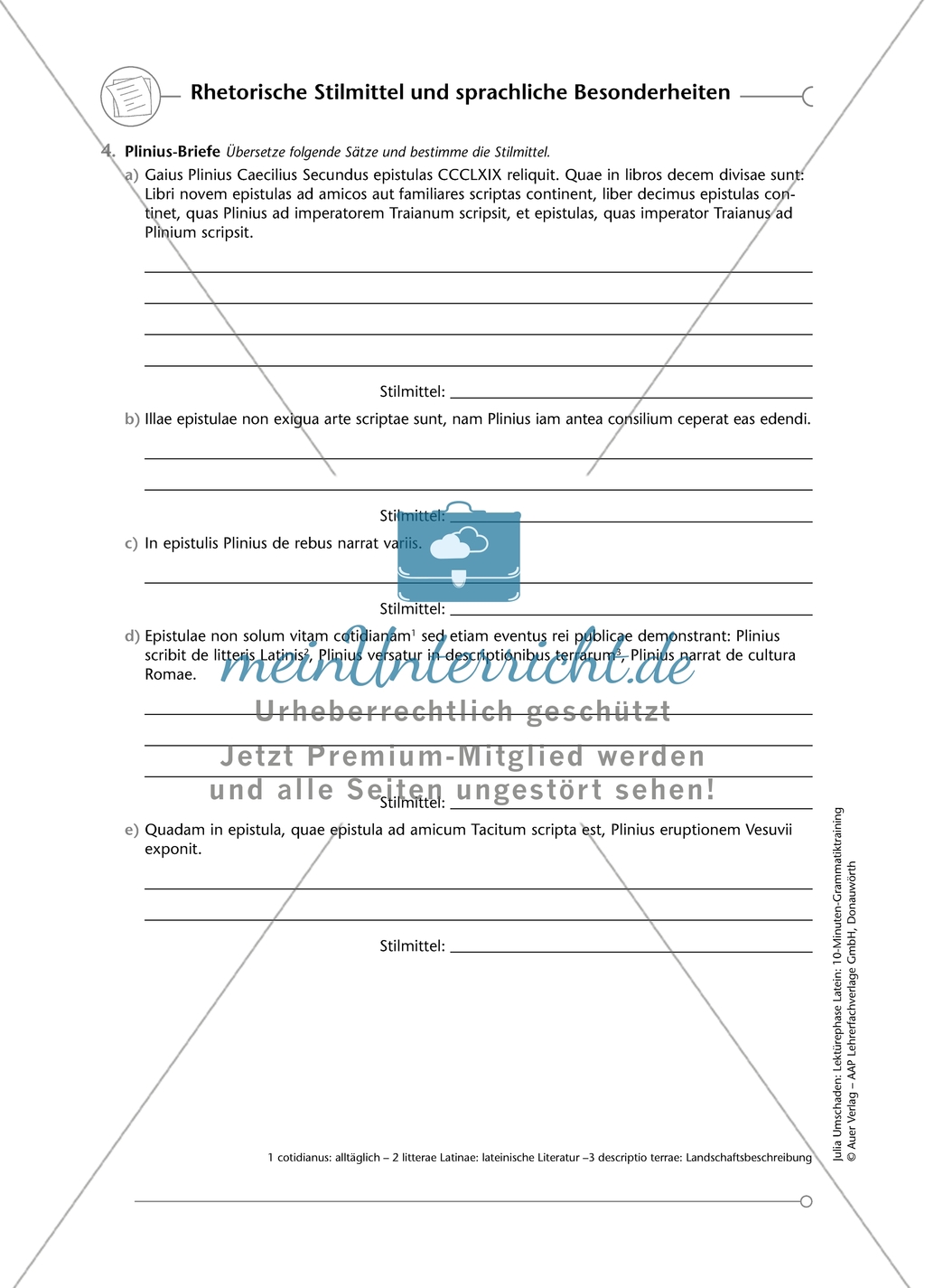 Übungen zu rhetorischen Stilmitteln + Lösungen Preview 6