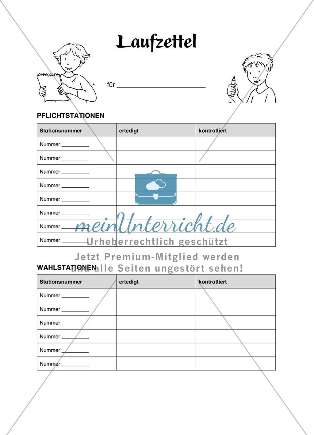 Aufgaben für eine Stationsarbeit zum Thema: