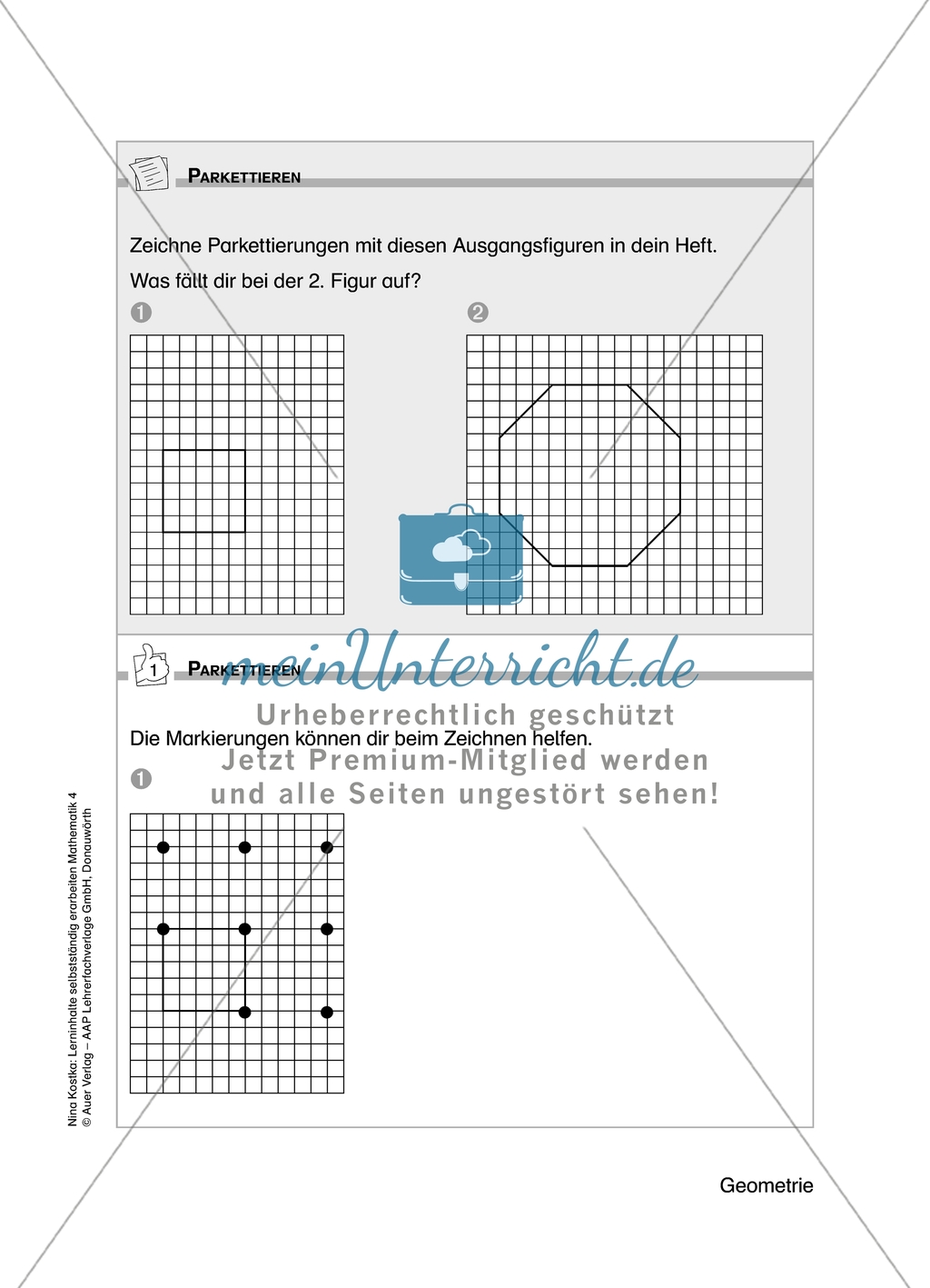 Schülerinnen und Schüler erarbeiten sich mit diesem Material Lerninhalte zum Thema Geometrie mit Aufgaben-, Tipp- und Lösungskarten selbstständig. Preview 10