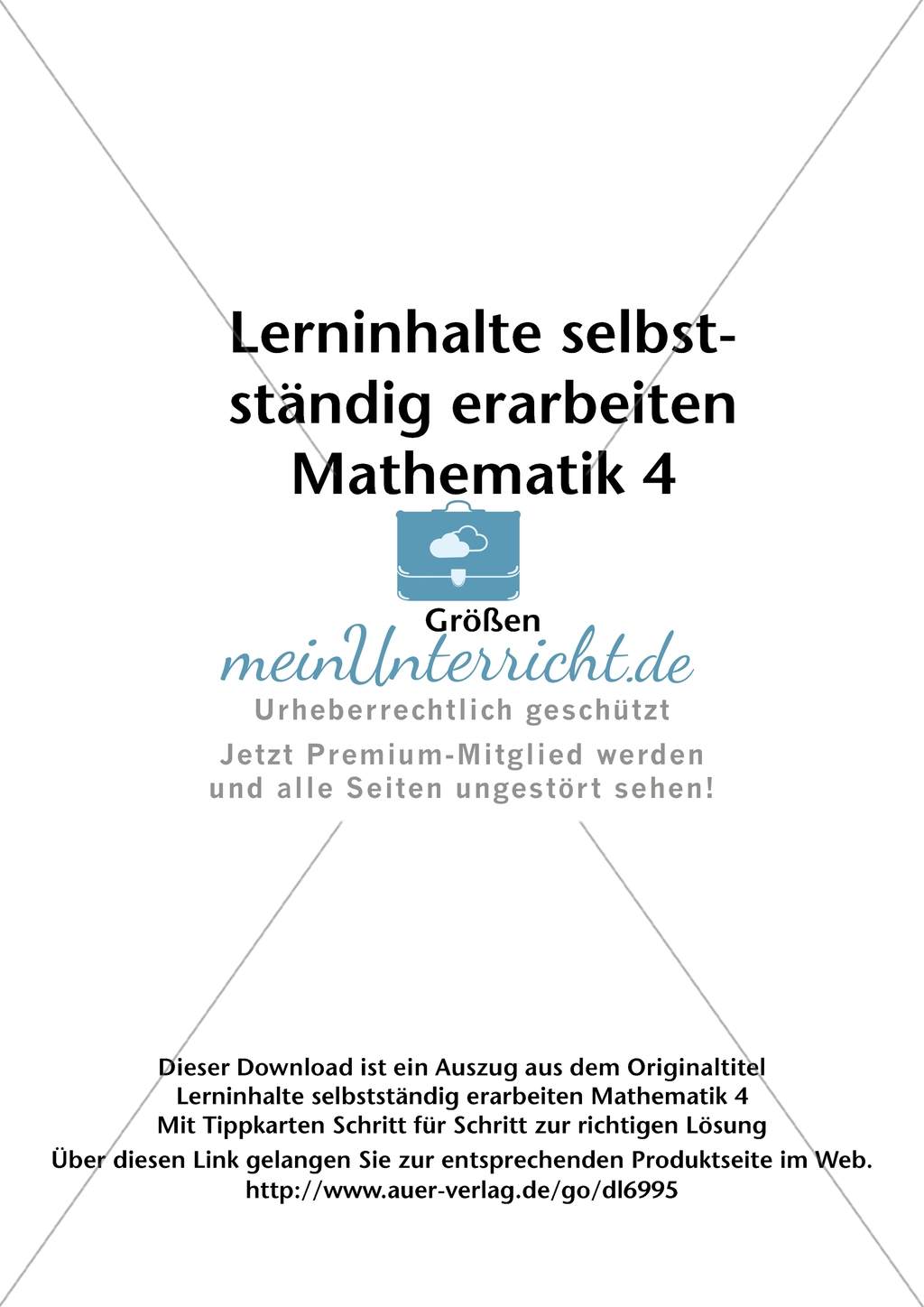 Schüler erarbeiten sich mit diesem Material Lerninhalte zum Thema Größen mit Aufgaben-, Tipp- und Lösungskarten selbstständig. Preview 2