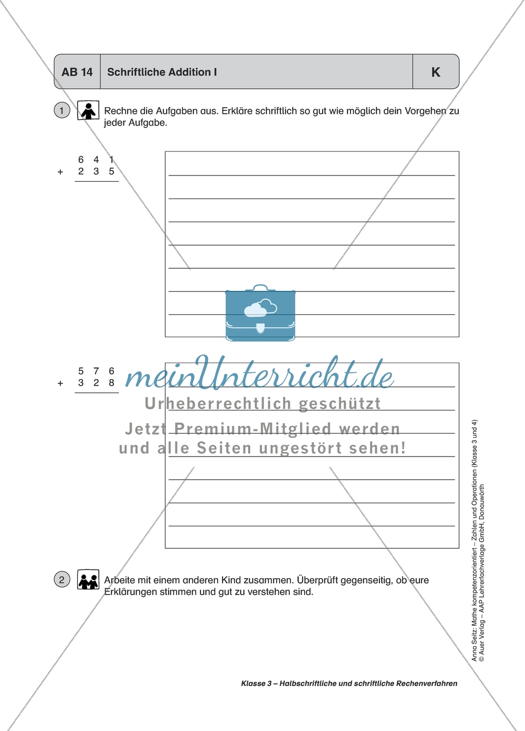 Material für einen kompetenzorientierten Unterricht zum Thema Zahlen und Operationen mit Lösungen. Preview 7