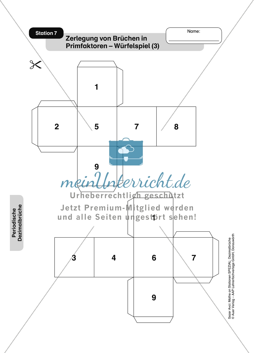 Aufgaben für eine Stationsarbeit zum Thema: