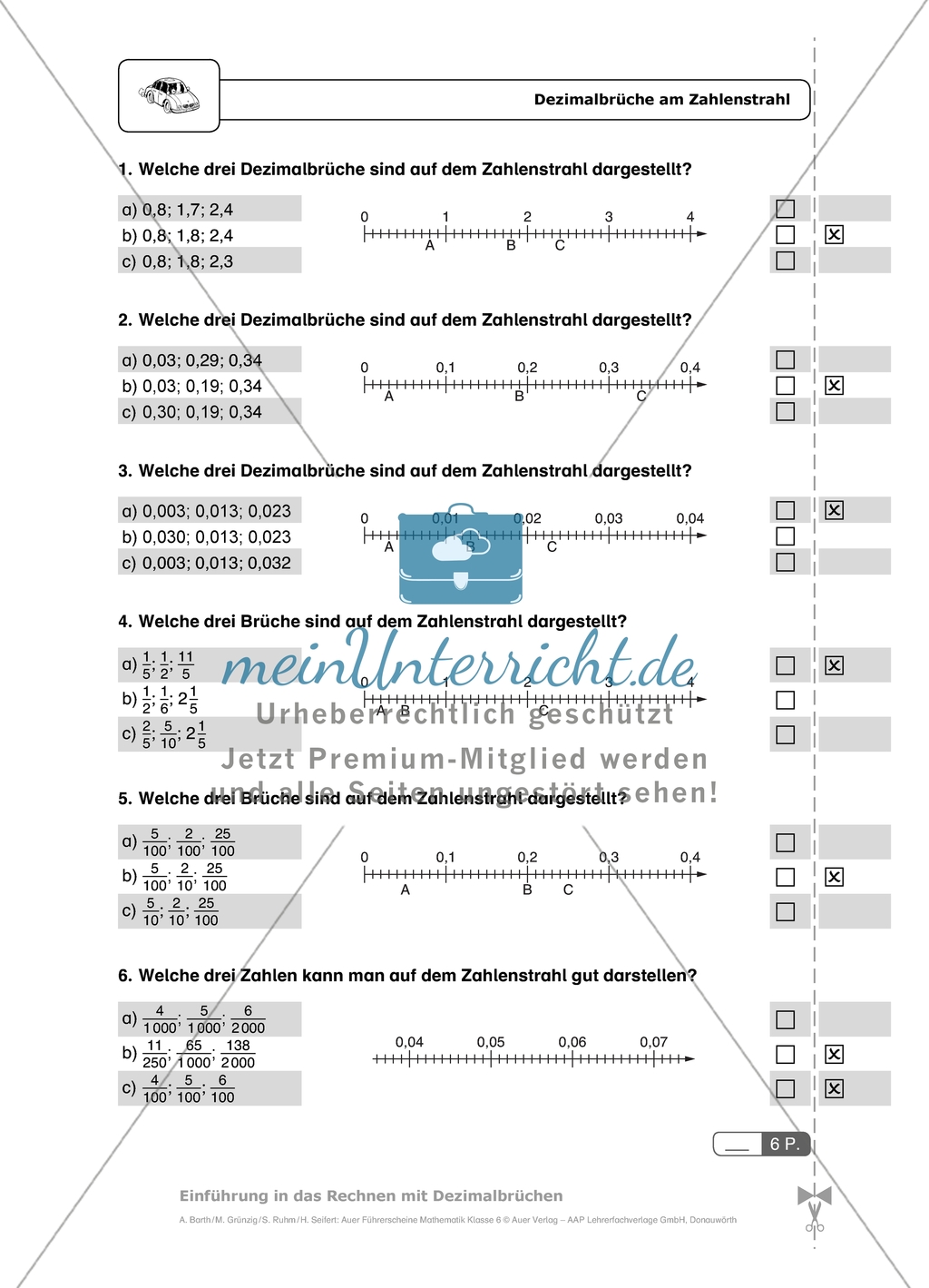 Durch diese Multiple-Choice-Aufgaben mit Lösungen können die Schülerinnen und Schüler einen