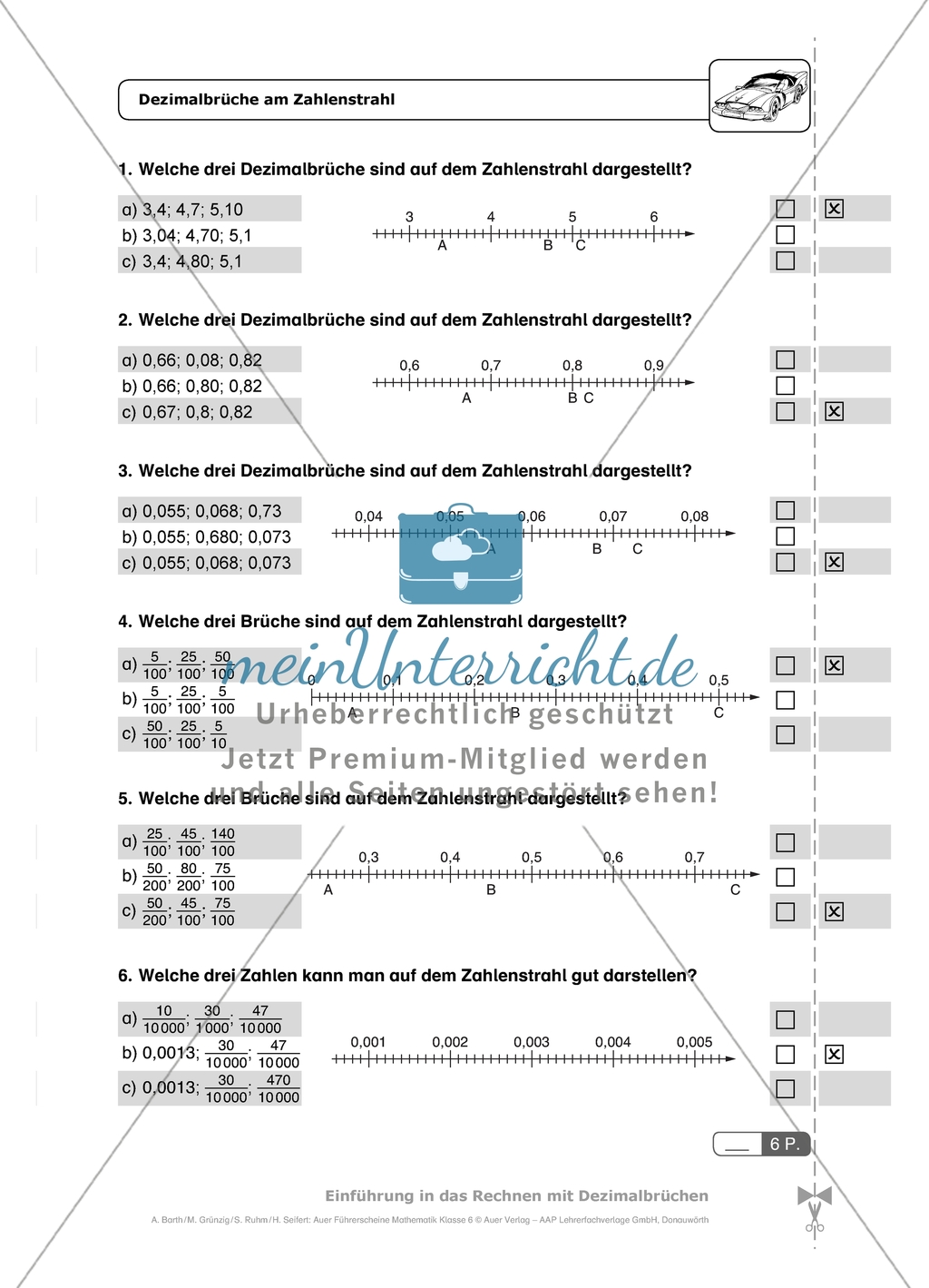 Durch diese Multiple-Choice-Aufgaben mit Lösungen können die Schülerinnen und Schüler einen