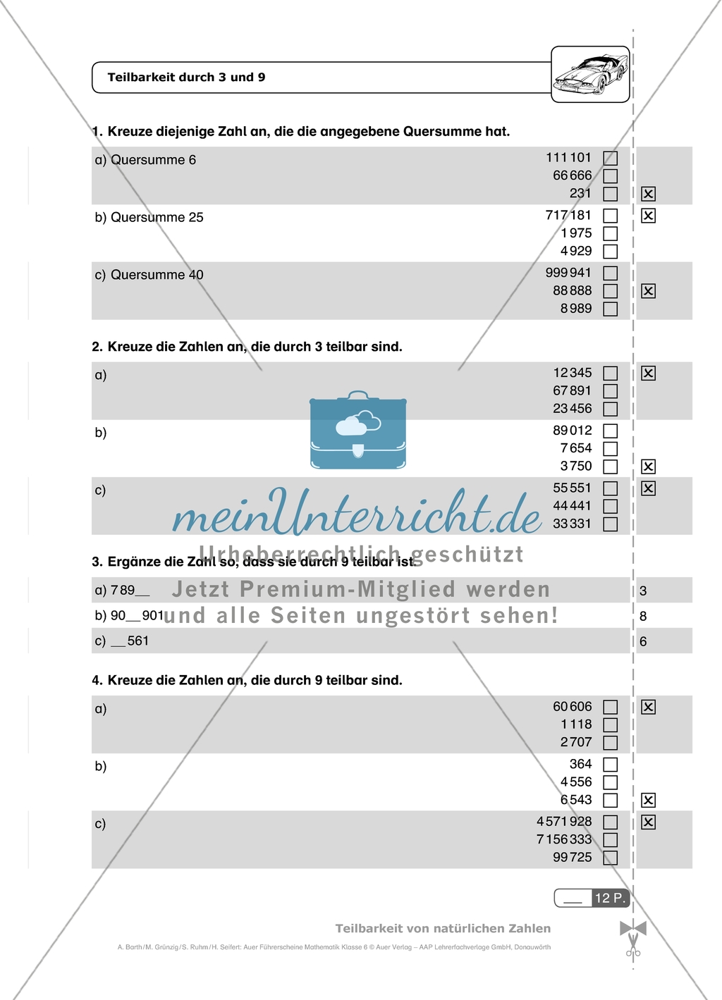 Durch diese Multiple-Choice-Aufgaben mit Lösungen können die Schülerinnen und Schüler einen