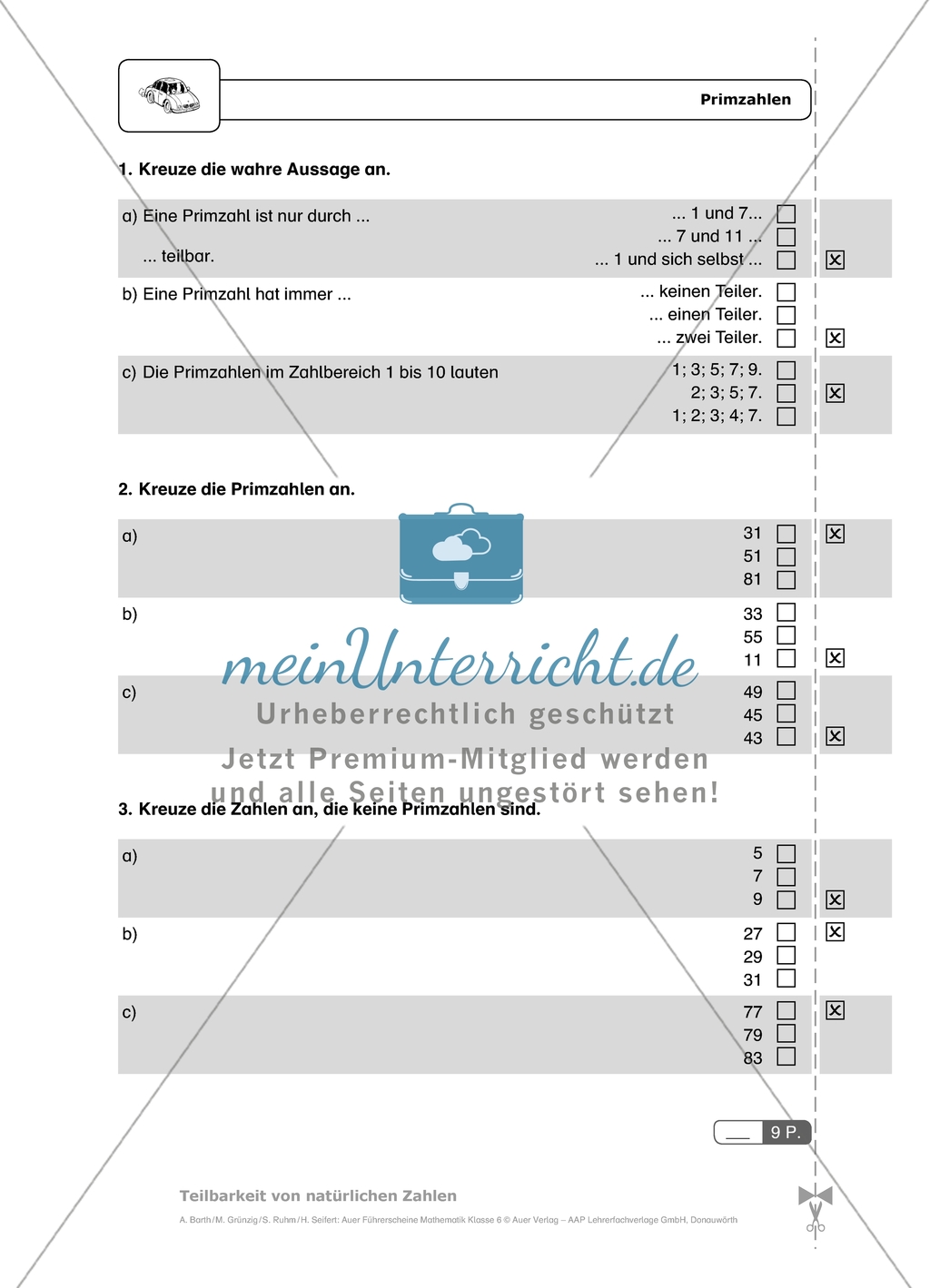 Durch diese Multiple-Choice-Aufgaben mit Lösungen können die Schülerinnen und Schüler einen