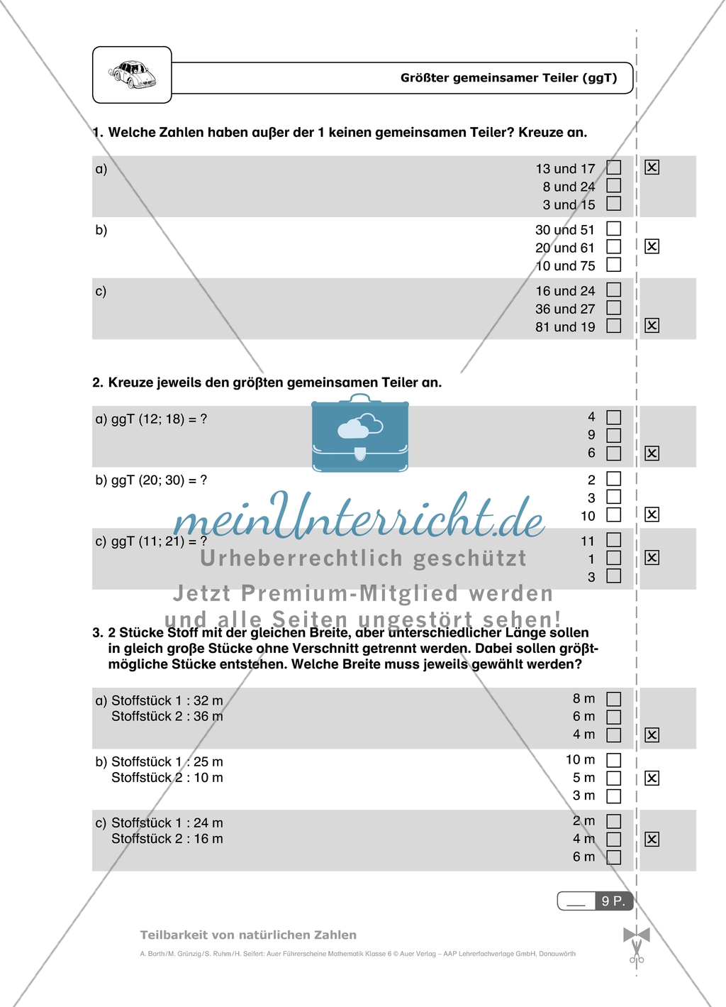 Durch diese Multiple-Choice-Aufgaben mit Lösungen können die Schülerinnen und Schüler einen